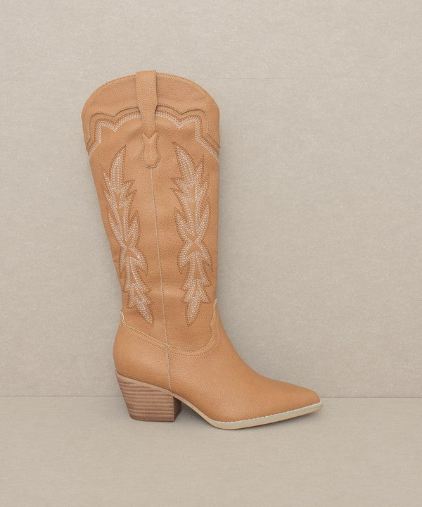 Oasis Society Ainsley - Embroidered Cowboy Boot